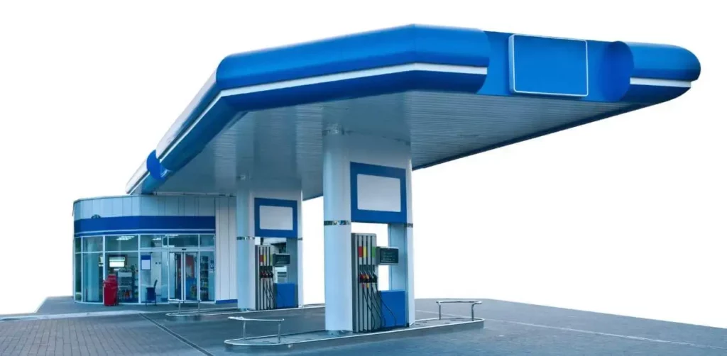 Beautiful Image of Gas Station