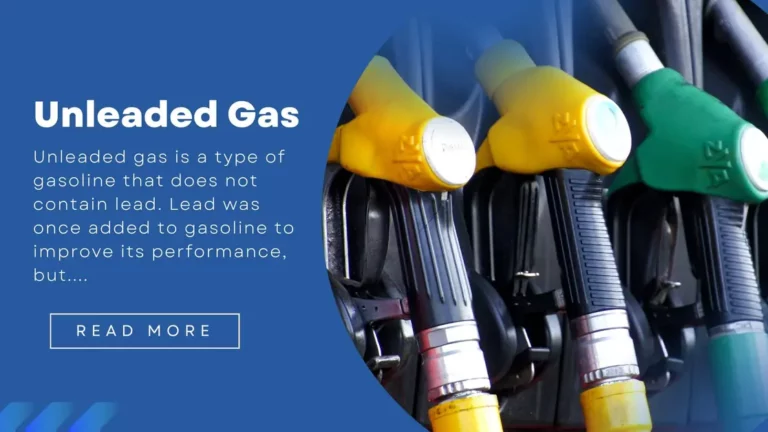 Unleaded Gas: Fueling a Cleaner Drive